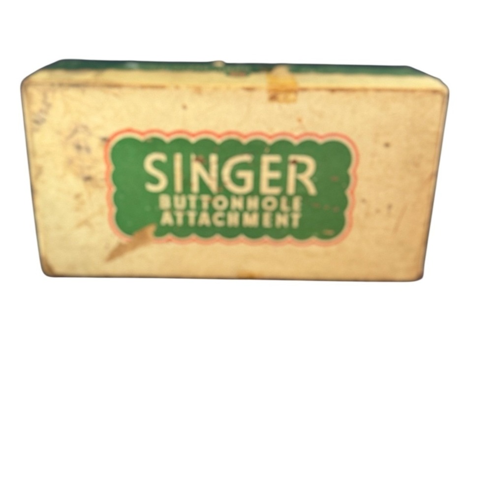 Vintage Singer Buttonhole Attachment No 121795 for Lock Stitch Sewing Machines